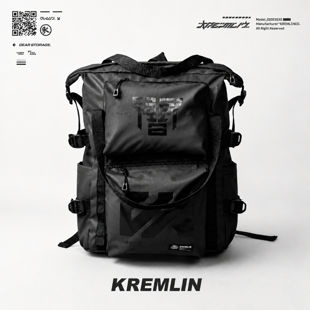 Kremlin Detroit Tech Gear Backpack 25 L