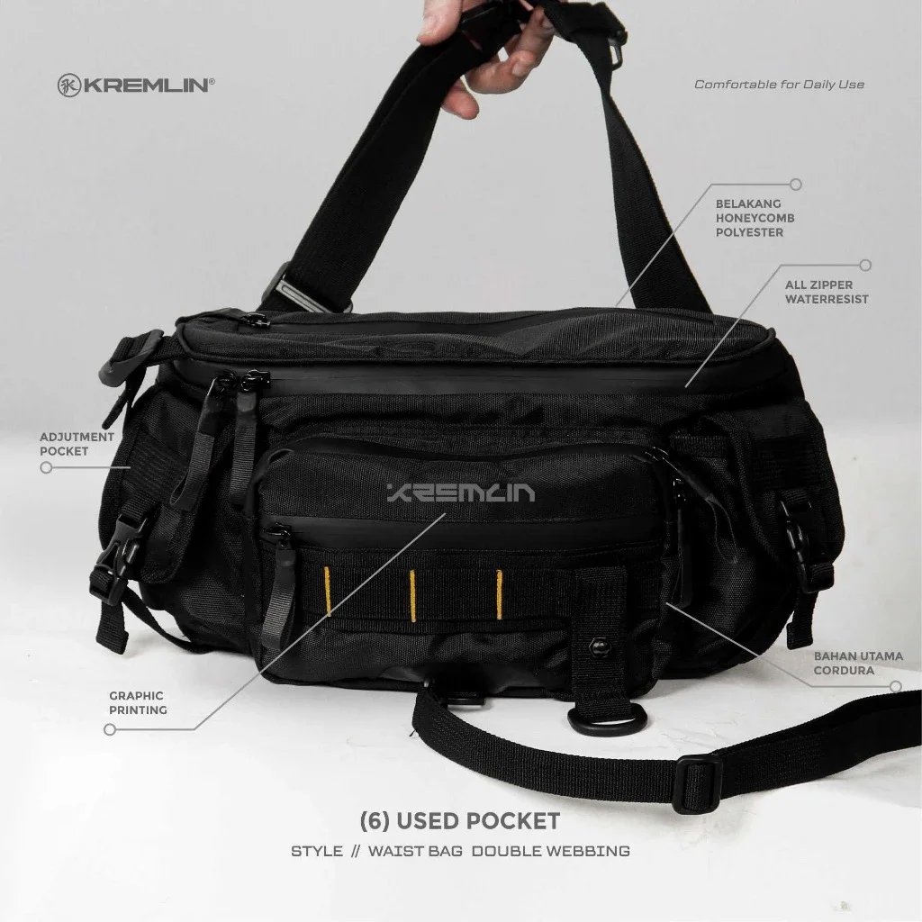 Kremlin Kojima - Waistbag Double Strap Original Waist Bag image 5