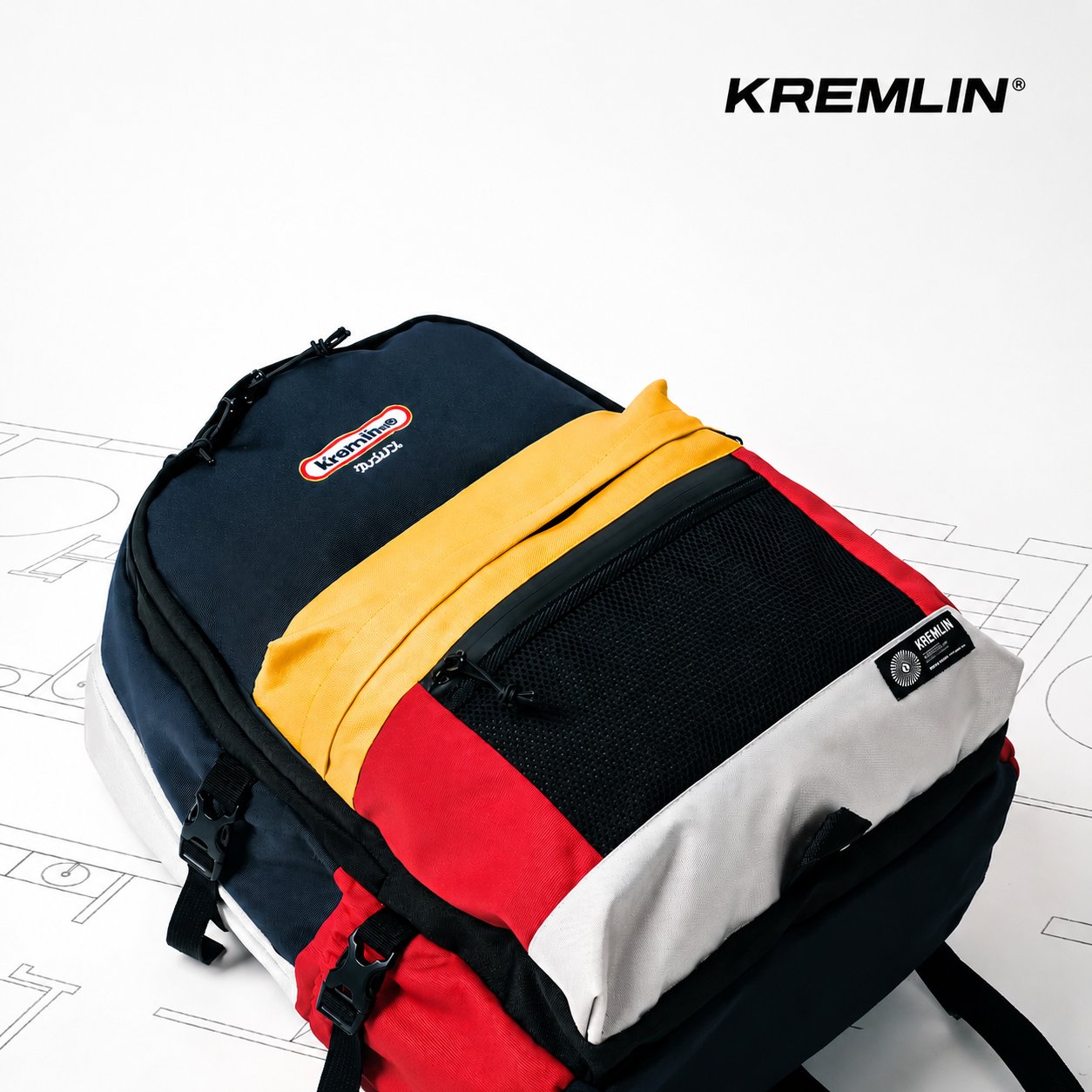 Kremlin Turbo - Retro Backpack 25 L