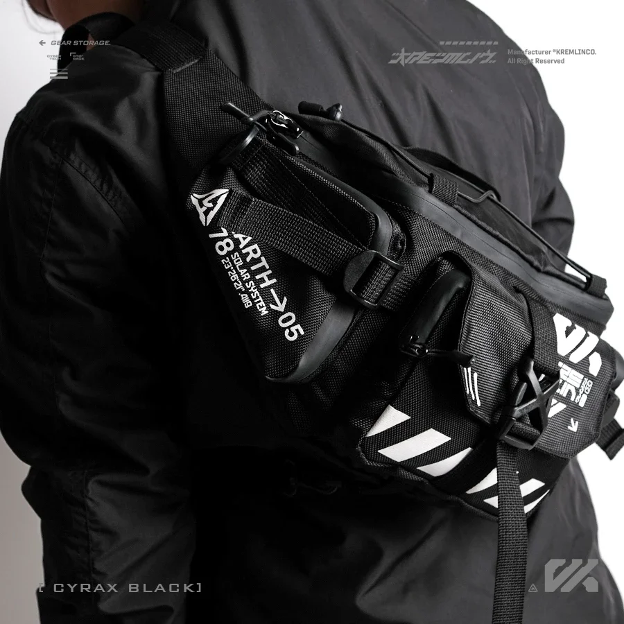 Kremlin Cyrax Black - Waistbag Double Strap Sling image 4