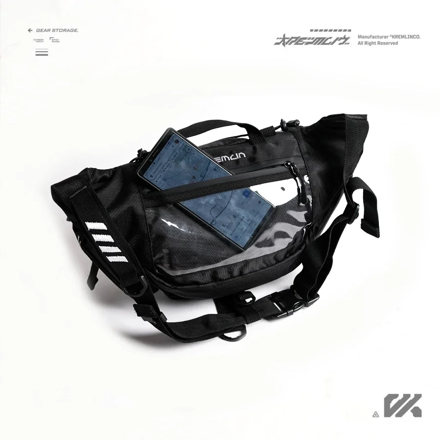 Kremlin Cyrax Black - Waistbag Double Strap Sling image 3