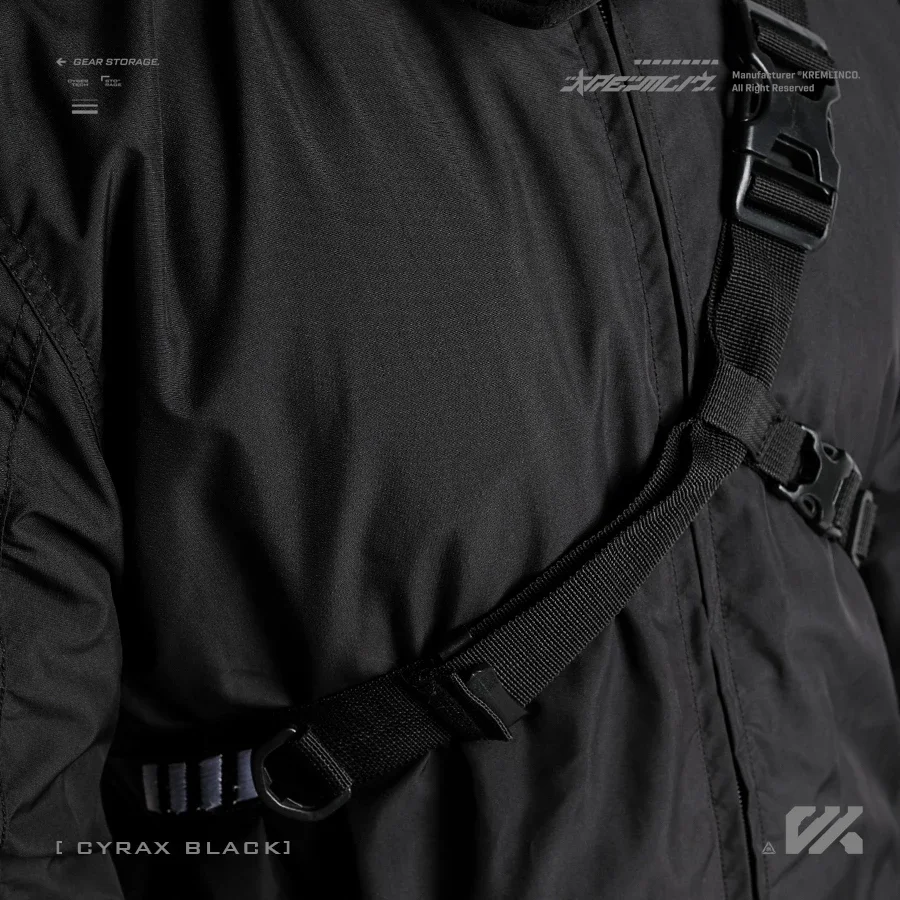 Kremlin Cyrax Black - Waistbag Double Strap Sling image 5