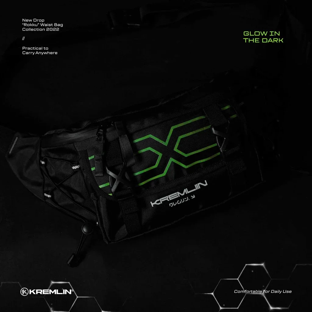 Kremlin Rokku - Waistbag Original Glow In The Dark image 3