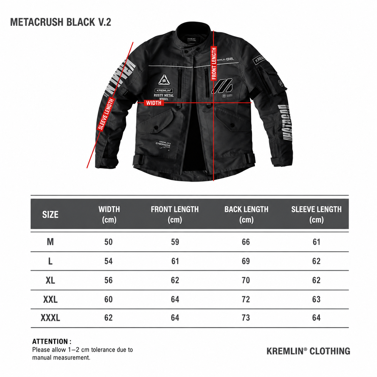 Kremlin Metacrush - Jacket Biker Cyber motorcycle image 5