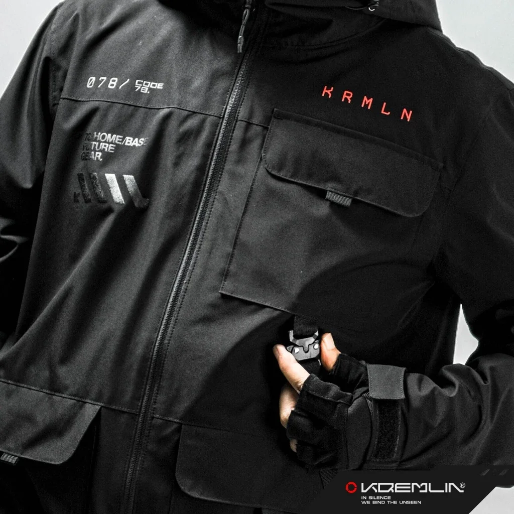 Kremlin Trance - Jacket Techwear Windbreaker Black image 2