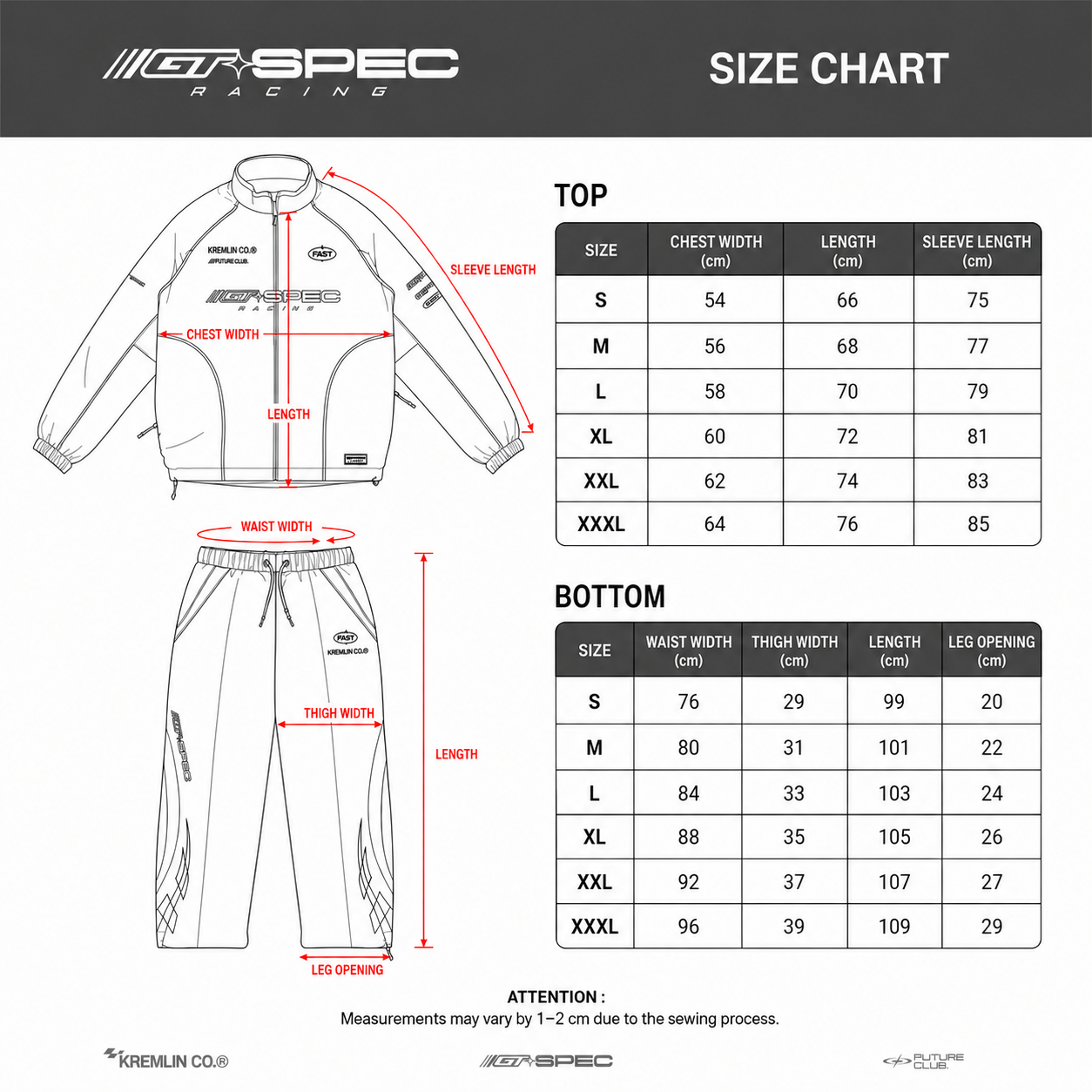 Kremlin Gt-spec - Tracksuit Oneset - White image 5
