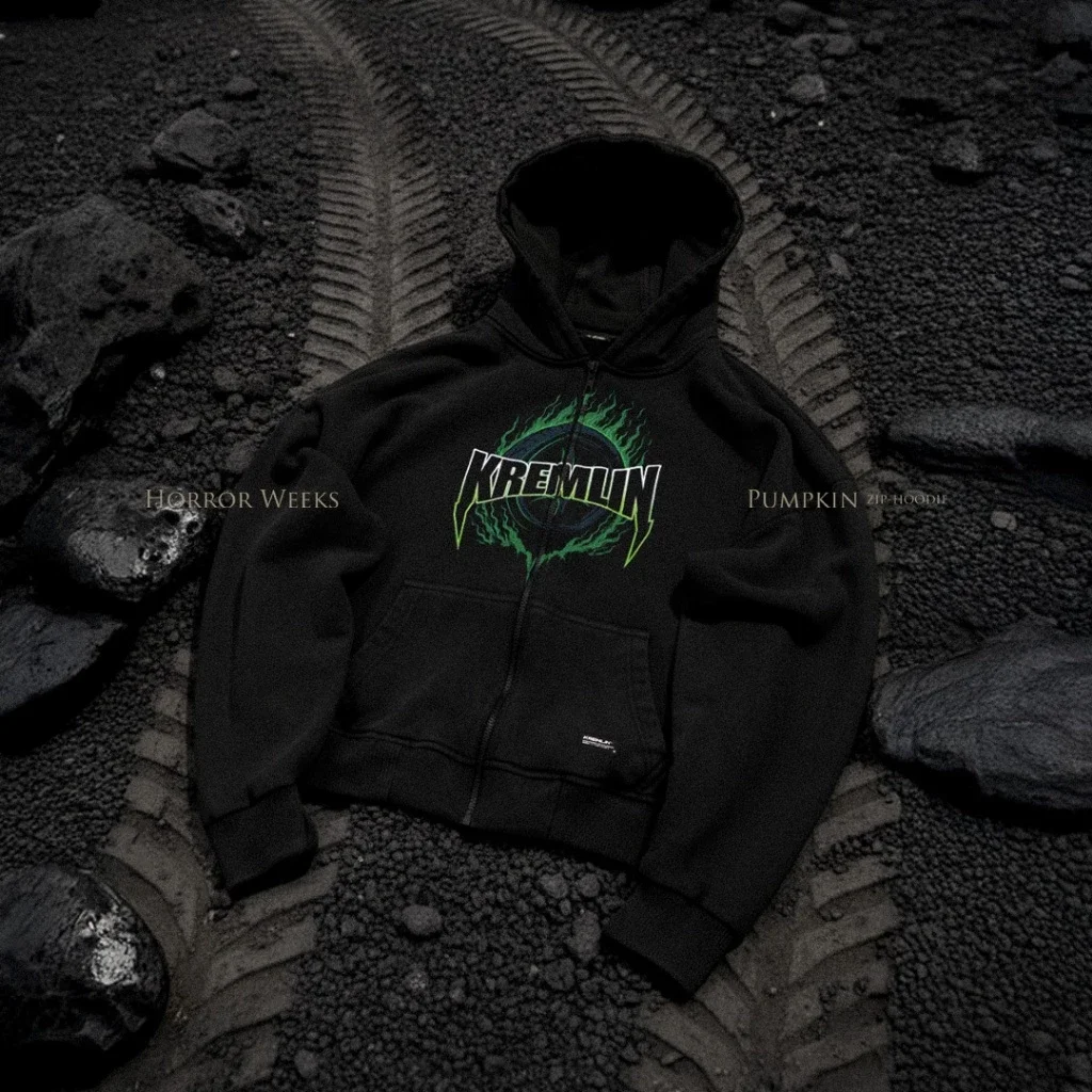 Kremlin Pumpkin - Zipper Hoodie Halloween Racing image 3