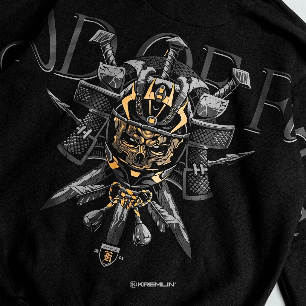 Kremlin Ghost - Zipper Hoodie Ironhorse Series Black image 4