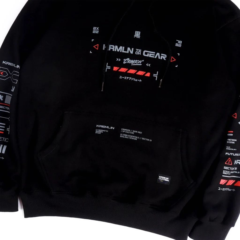 Kremlin Crimson - Cybernetic Pullover Hoodie image 4