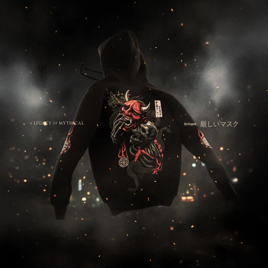 Kremlin Grimask - Pullover Hoodie Mythology Revival Black image 7