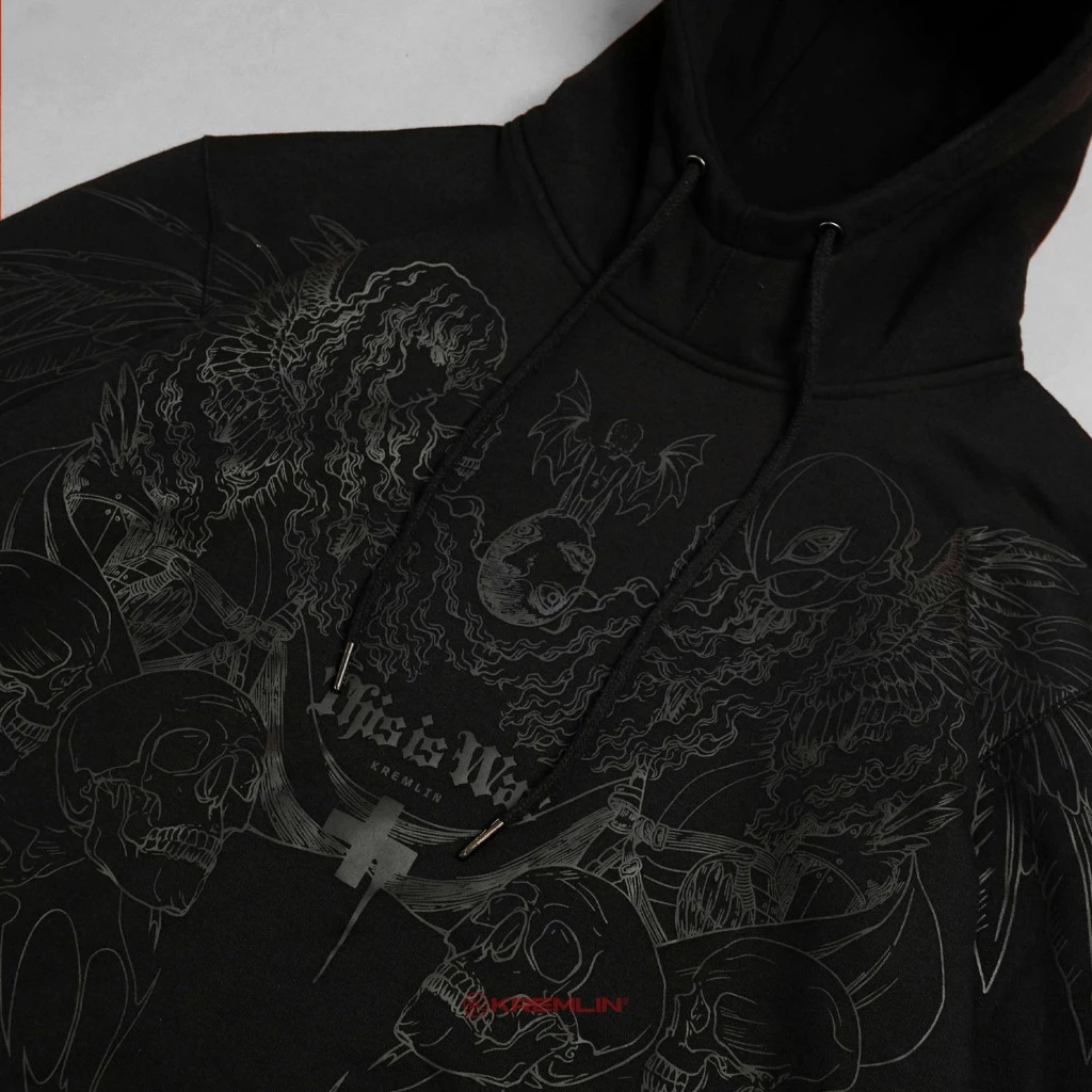 Kremlin Griffith - Pullover Hoodie High Neck Black image 4
