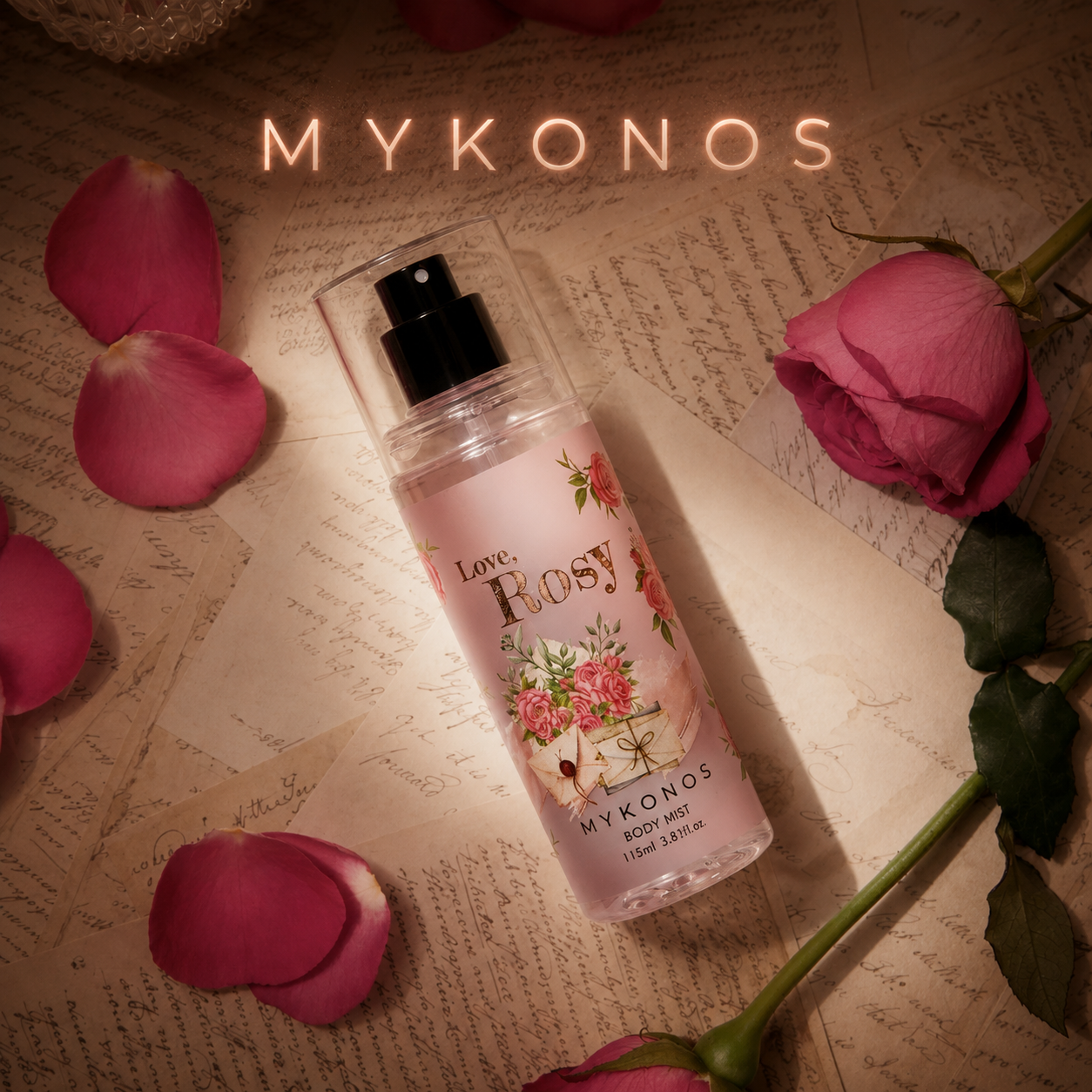 Mykonos - Love Rosy Body Mist 115ML image 4