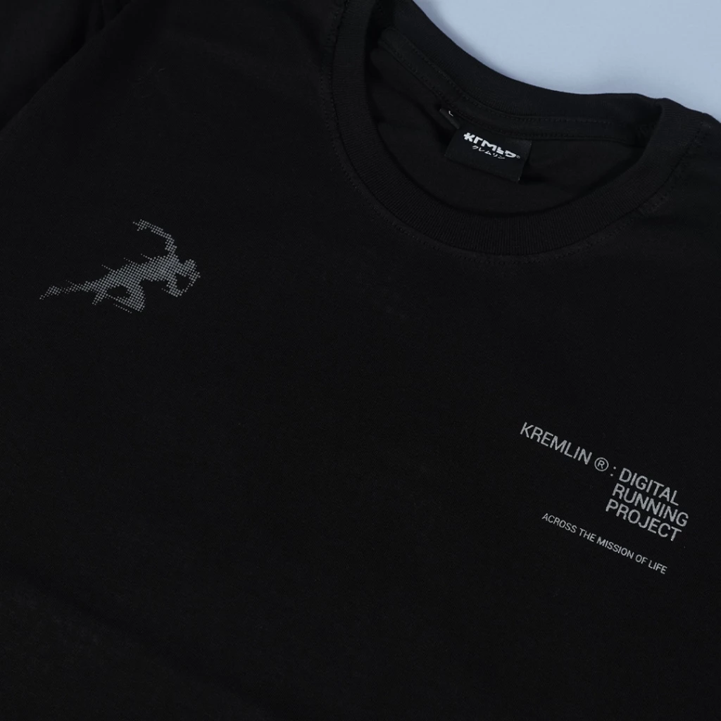 Kremlin T-shirt Regular Kaos Graphic Black - Digitrek image 3