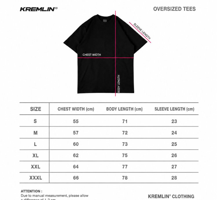 KREMLIN T-Shirt Oversized Relaxed Fit Black Puff - Toshi image 5