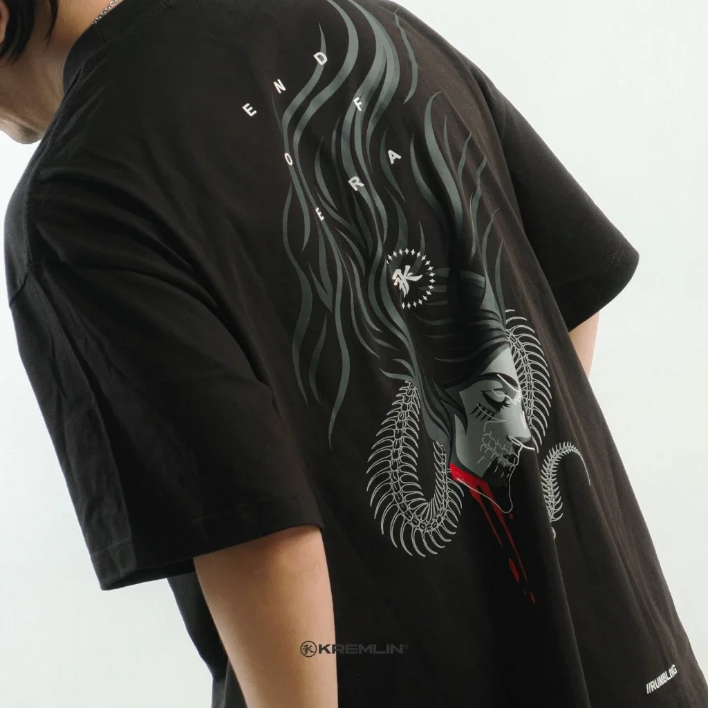 KREMLIN T-Shirt Oversized Fit Black - Anime xpremiental - Rumbling image 5