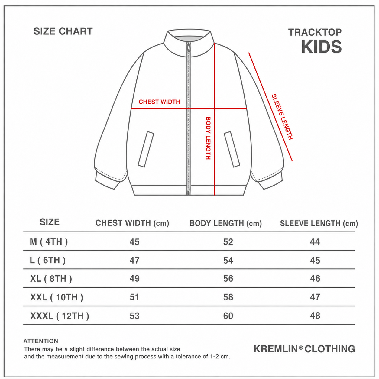 Kremlin Tracktop Suit Jacket Kids - KATANA image 3
