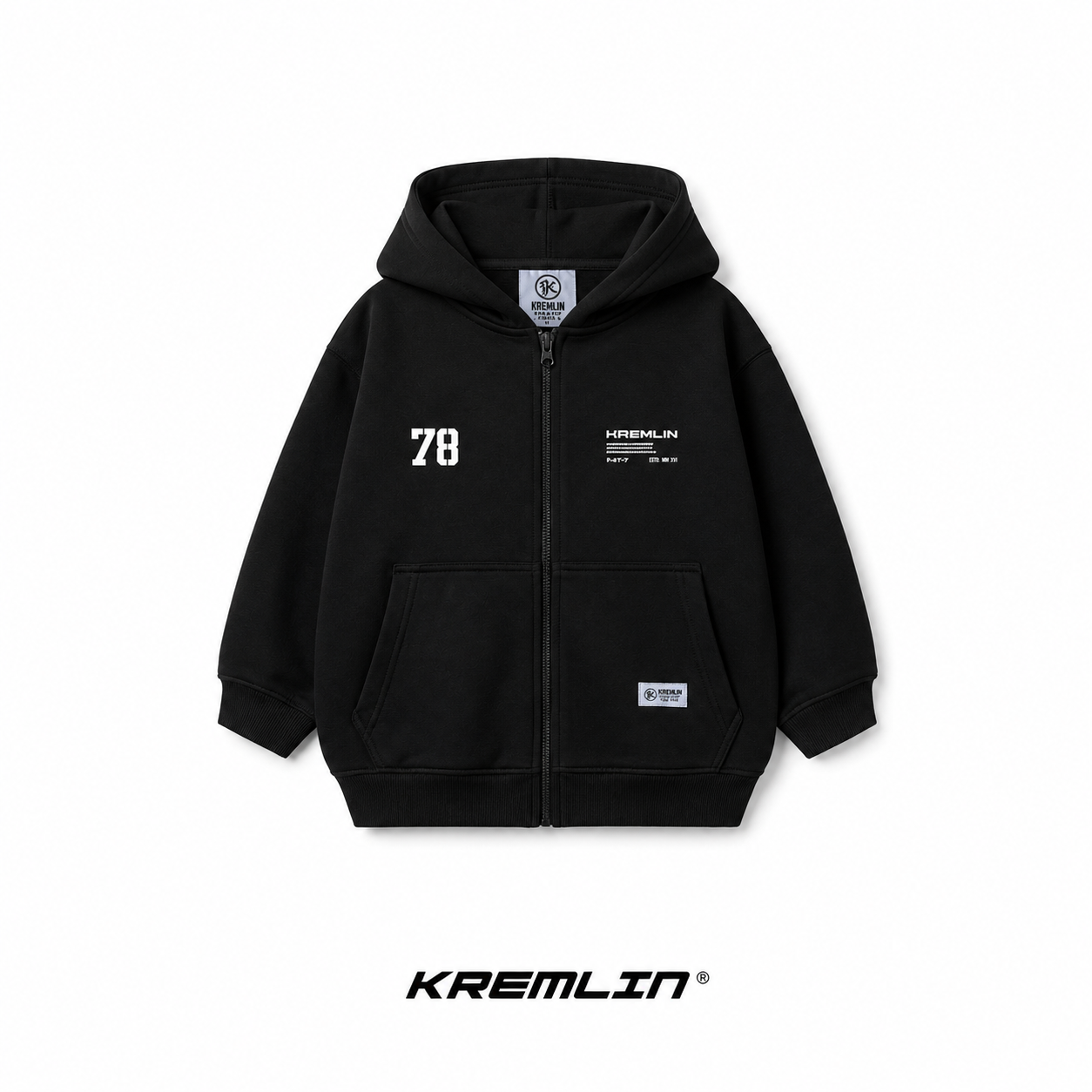KREMLIN Kids Zip Hoodie - OUTRO image 2