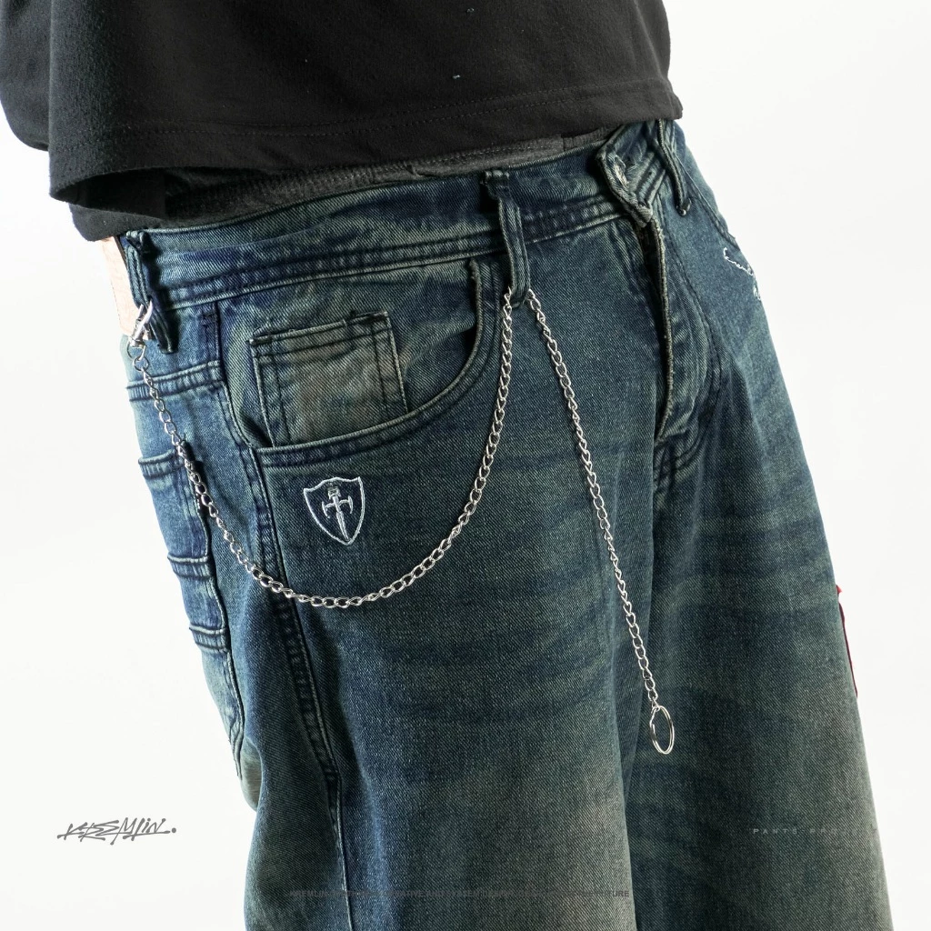 KREMLIN Loose Denim Wash Jeans - BLODIA | Blue image 4