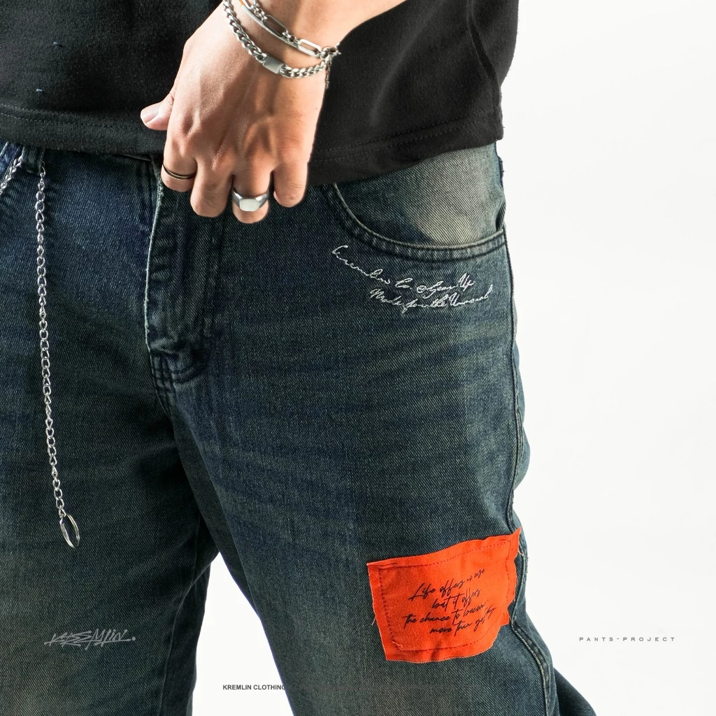 KREMLIN Loose Denim Wash Jeans - BLODIA | Blue image 3