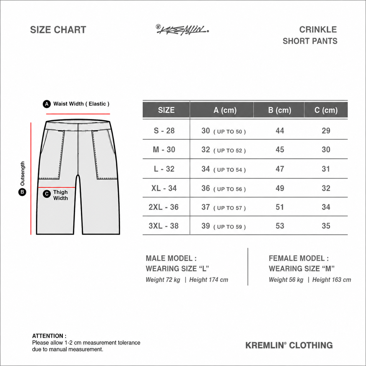 KREMLIN Techwear Crinkle Nylon Short Cargo Pants - WISDOM image 5