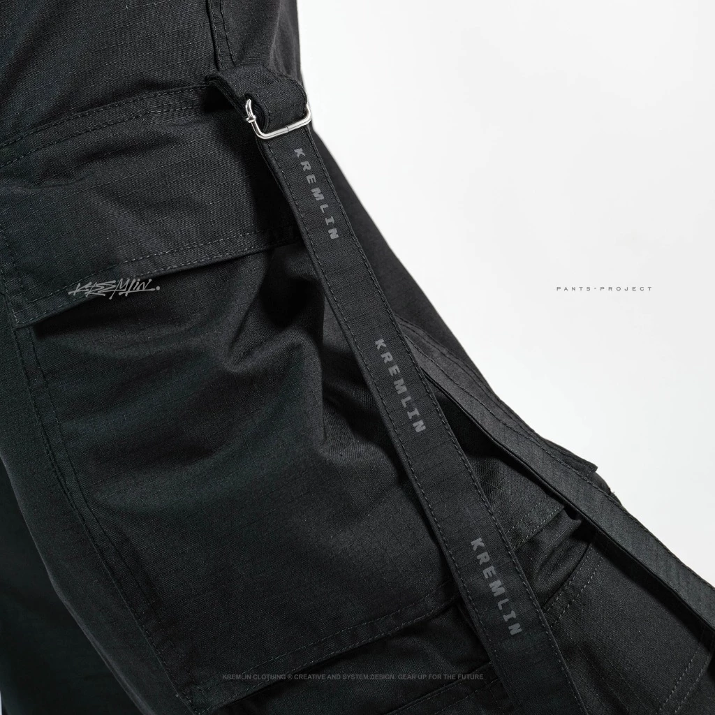 KREMLIN Loose Pants Long Streetwear Cargo Pants - PARANOID image 2