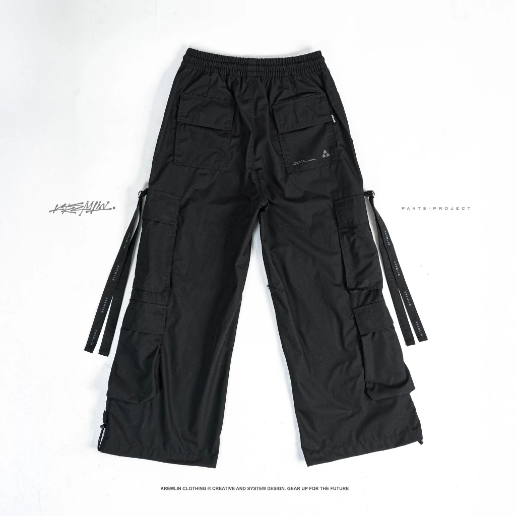 KREMLIN Loose Pants Long Streetwear Cargo Pants - PARANOID image 4