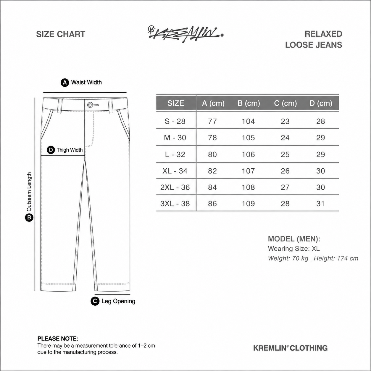 KREMLIN Loose Denim Wash Jeans - KILLING | Blue image 5