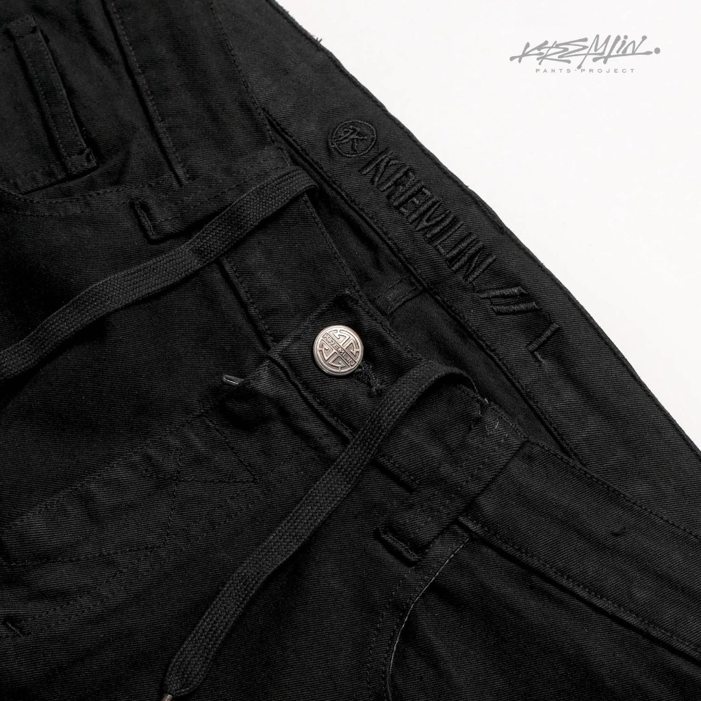 KREMLIN Pure Black Denim Wash Jeans - Signature image 3