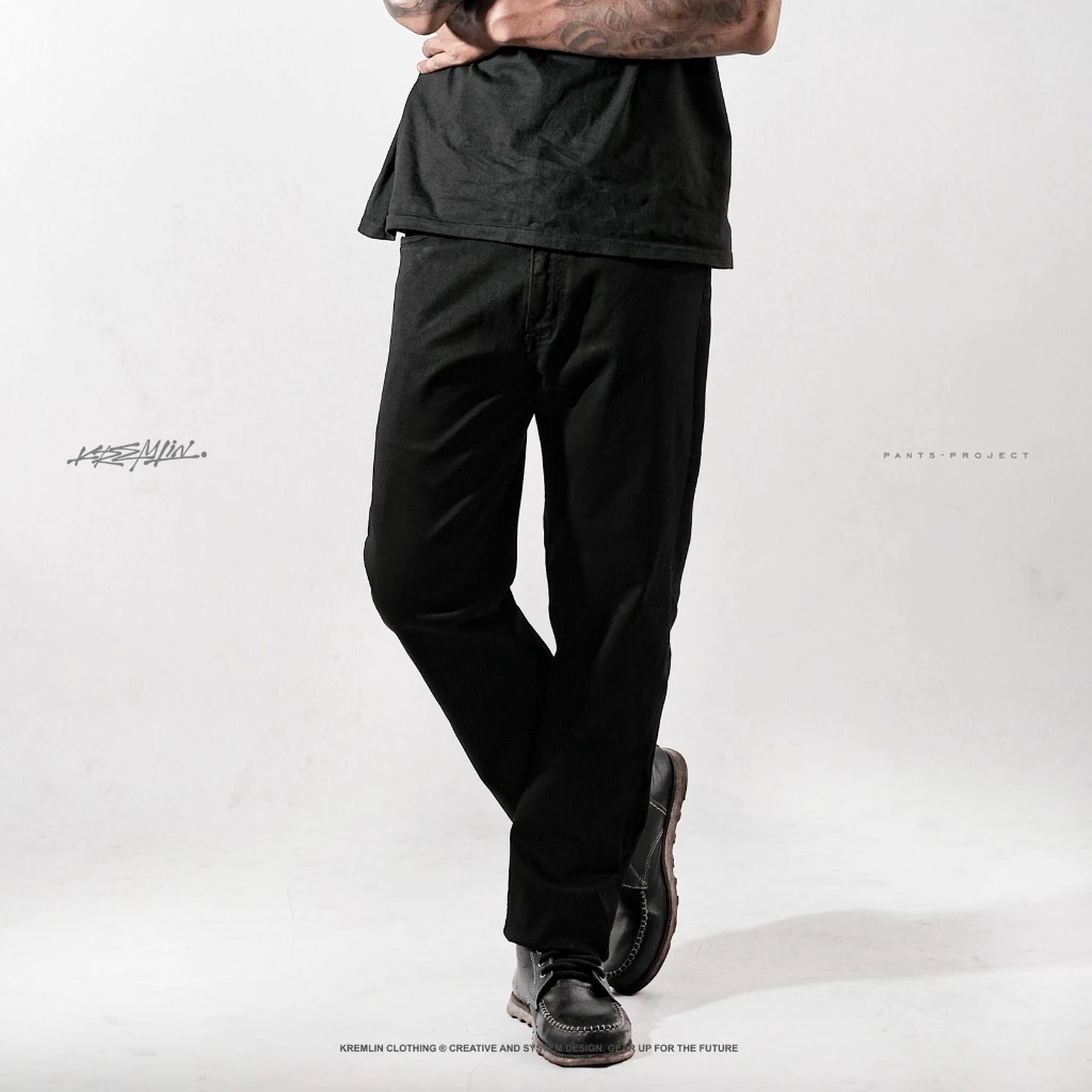 KREMLIN Pure Black Denim Wash Jeans - Signature image 5