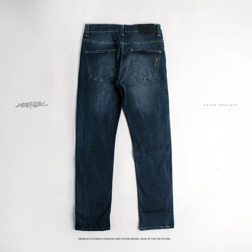 KREMLIN Slim Fit Jeans Washed Denim Blue - Beijing image 2