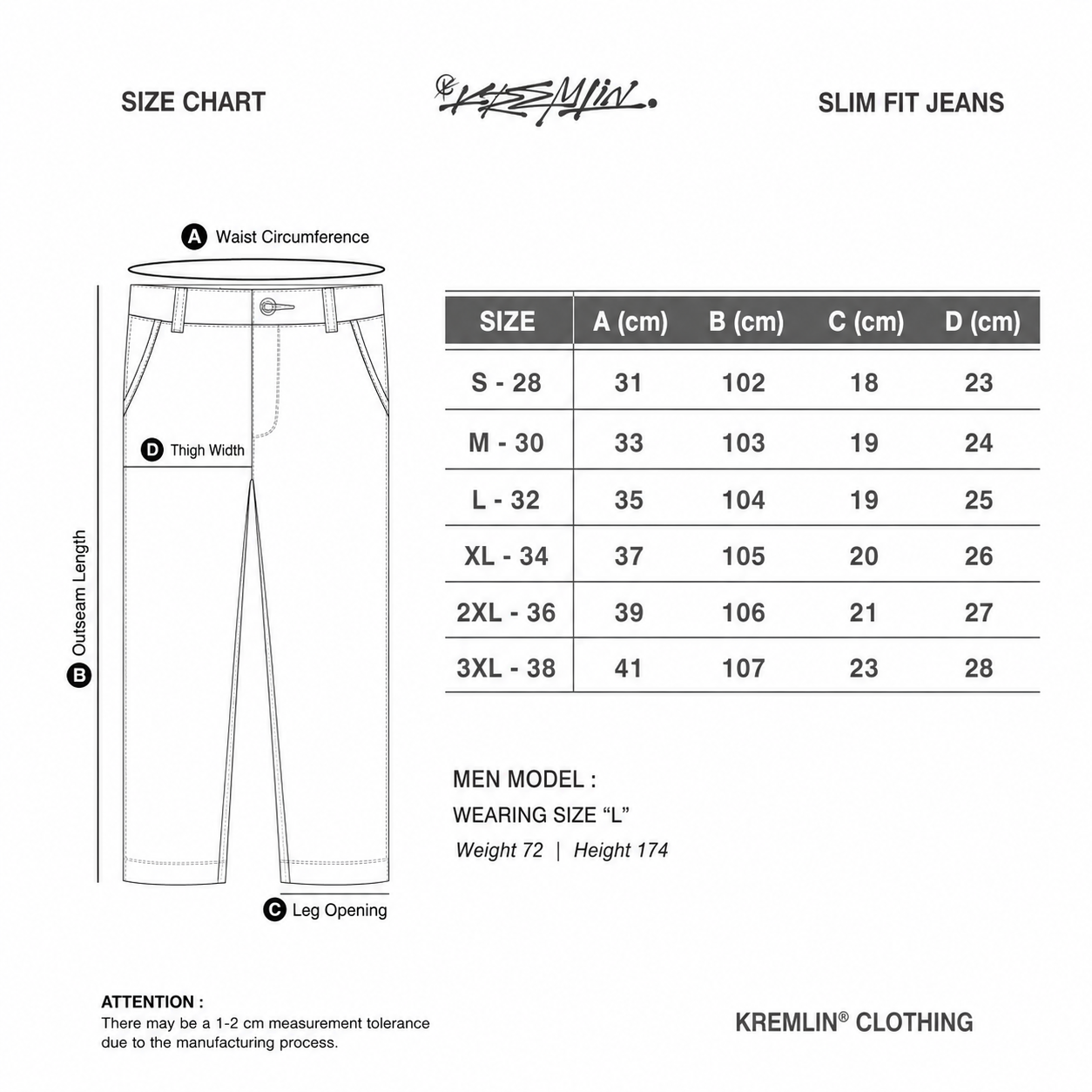 KREMLIN Slim Fit Jeans Ripped Denim Wash Sky Blue - Nairobi image 9