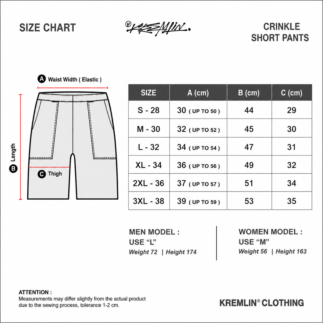 KREMLIN Short Cargo Pants Cringkle Nylon Trousers - JUMPER image 9