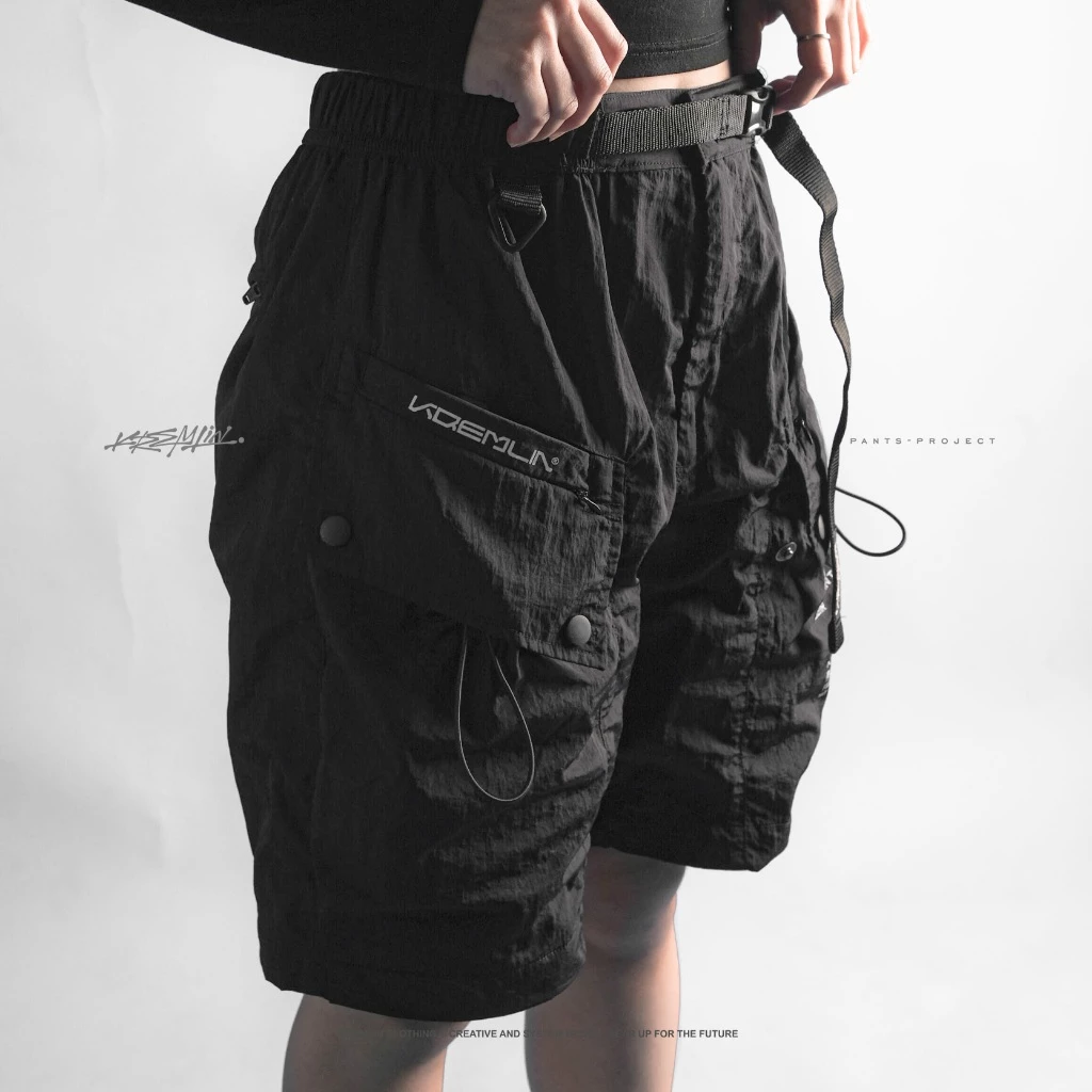 KREMLIN Short Cargo Pants Nylon Cringkle Techwear Trousers - HYDRA image 5