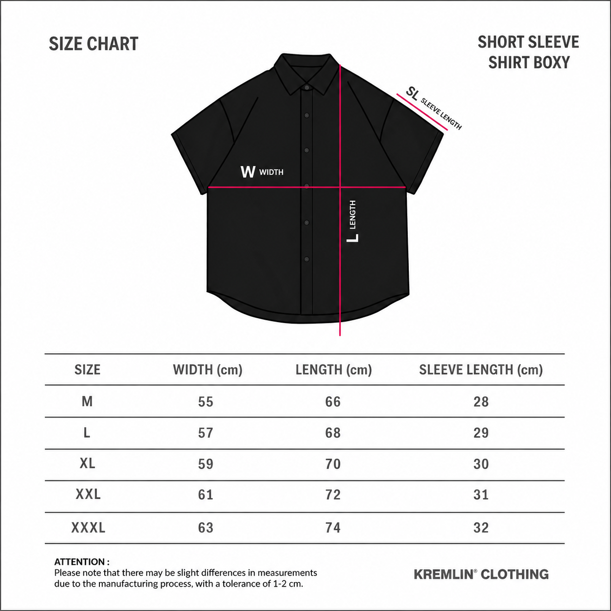 KREMLIN Short Sleeve Boxy Fit Shirt - SHIRA image 3