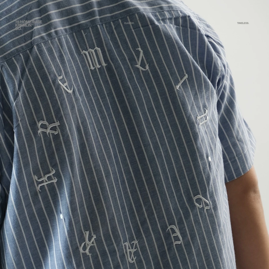 KREMLIN Pinstripe Shirt Regular - EDO | Blue image 2