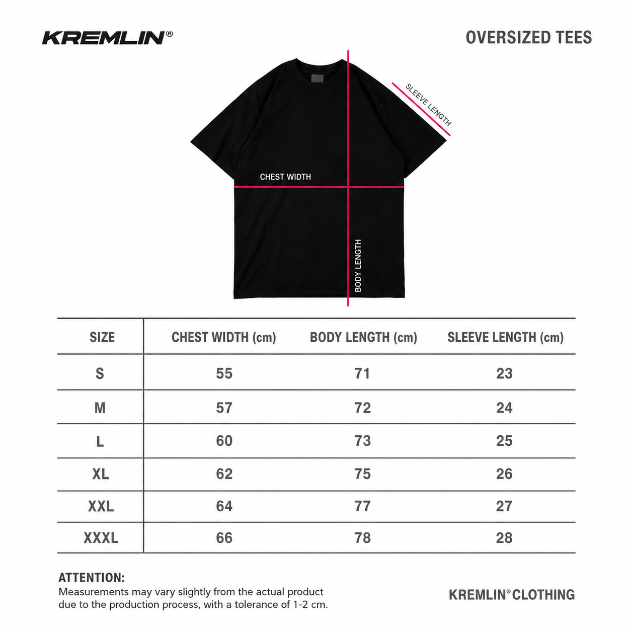 KREMLIN Oversized Relaxed Fit T-Shirt (Black) - Zoomboy image 6