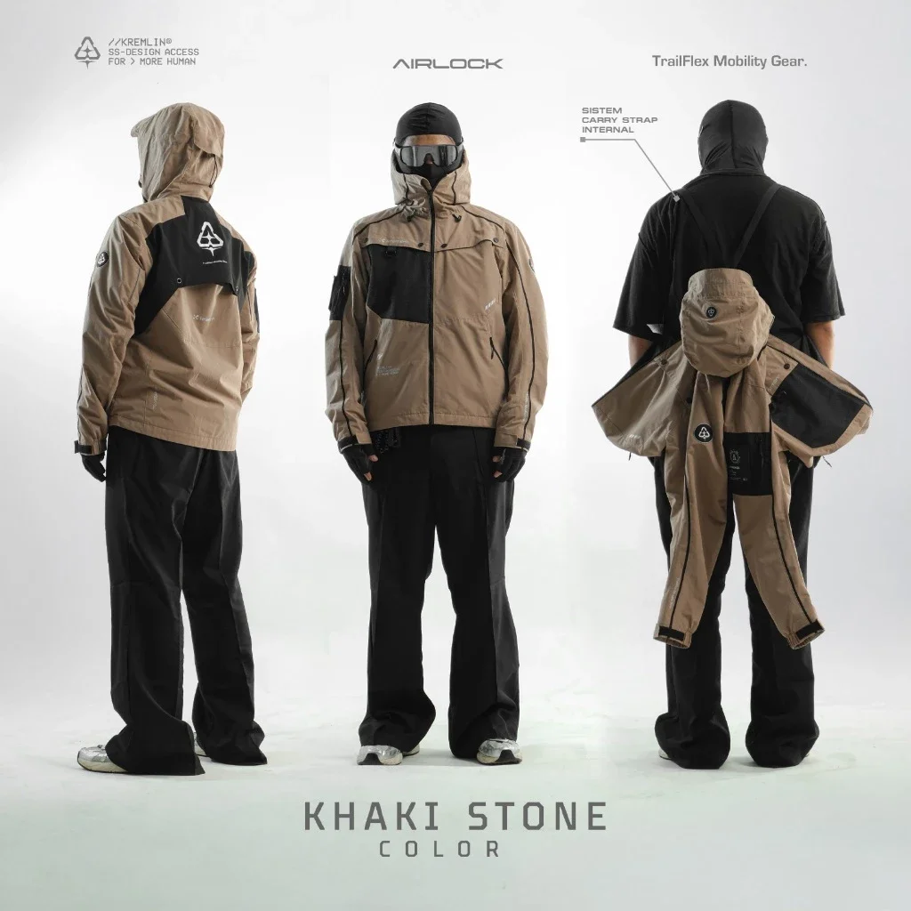 KREMLIN Jacket Modular Windbreaker Gorpcore 4 Colors - AIRLOCK image 3