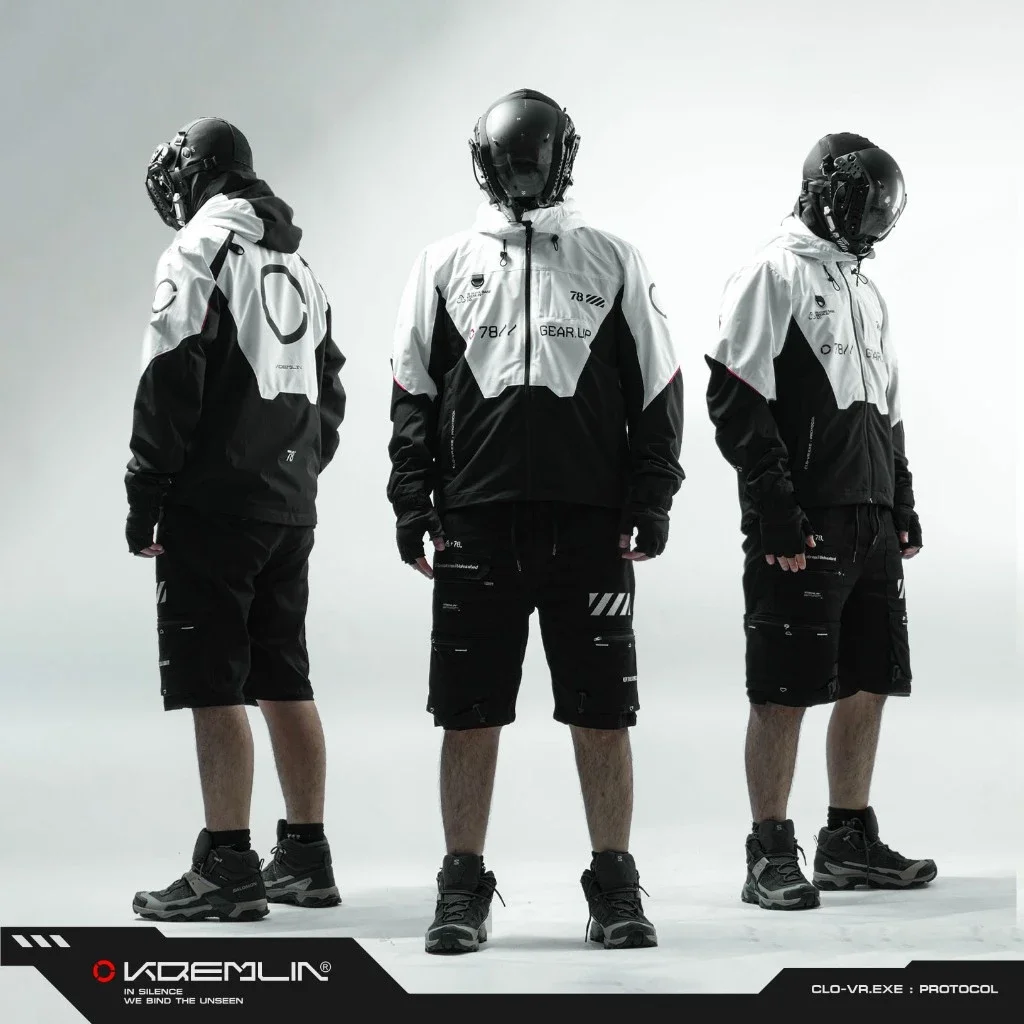 KREMLIN Jacket Techwear Windbreaker 2 Colors - Clover image 3