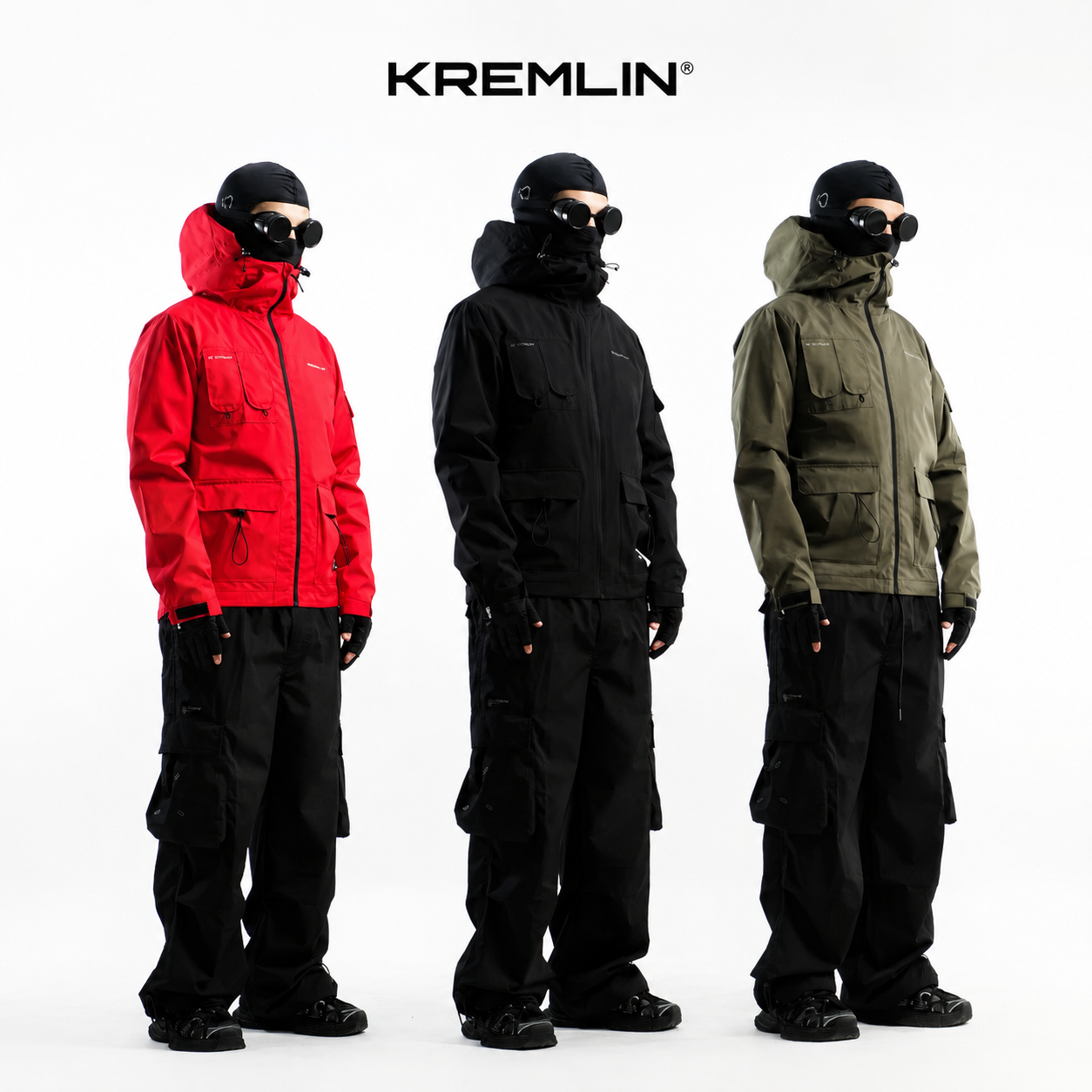KREMLIN Jacket Windbreaker Gorpcore Outerwear 3 Colors - TROOPER image 2