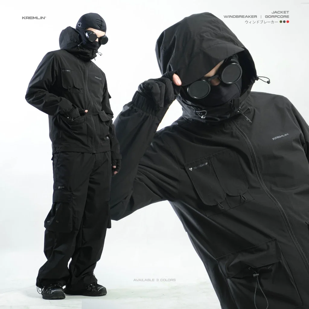 KREMLIN Jacket Windbreaker Gorpcore Outerwear 3 Colors - TROOPER image 4