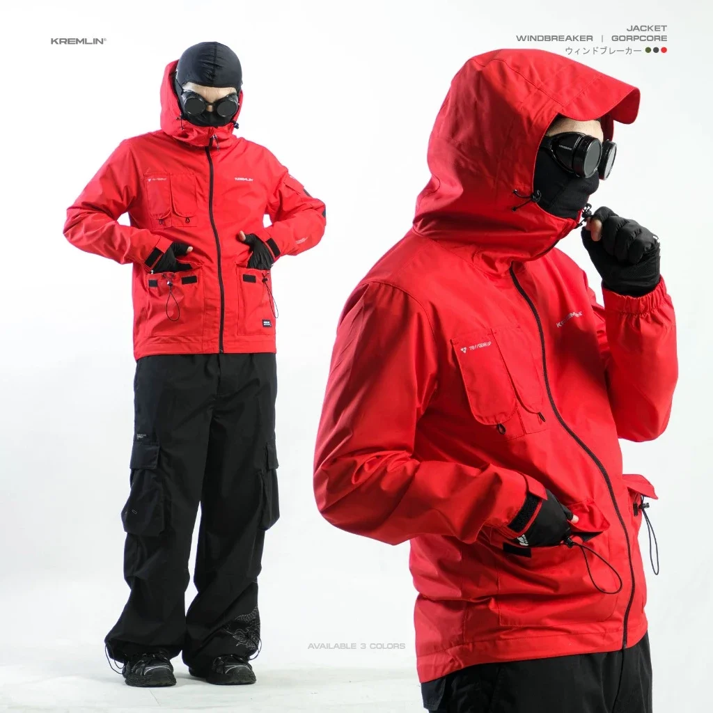 KREMLIN Jacket Windbreaker Gorpcore Outerwear 3 Colors - TROOPER image 3