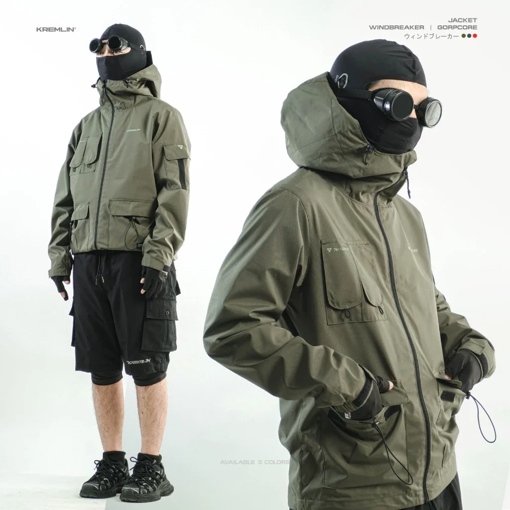 KREMLIN Jacket Windbreaker Gorpcore Outerwear 3 Colors - TROOPER image 5