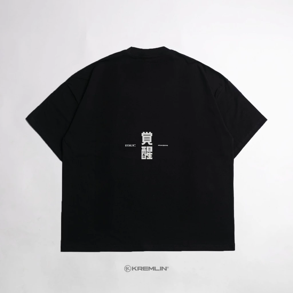 KREMLIN T-Shirt BOXY OS Fit Glow-in-the-Dark Black - Awake image 4