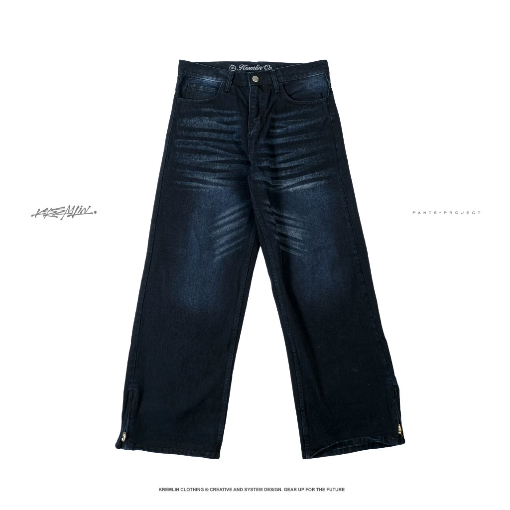 KREMLIN Loose Fit Denim Jeans Dark Blue Wash - VAULT image 2