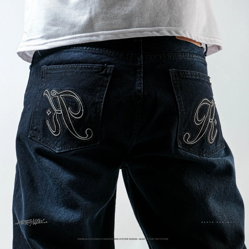 KREMLIN Loose Fit Denim Jeans Dark Blue Wash - VAULT image 5