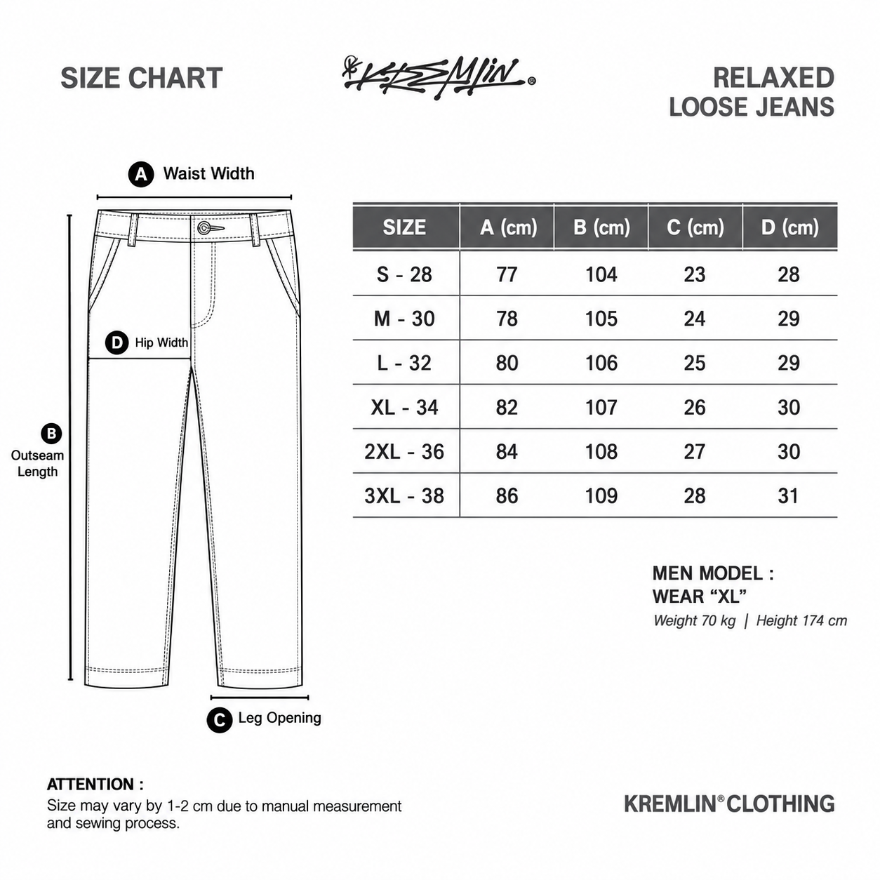 KREMLIN Loose Fit Denim Jeans Dark Blue Wash - VAULT image 9