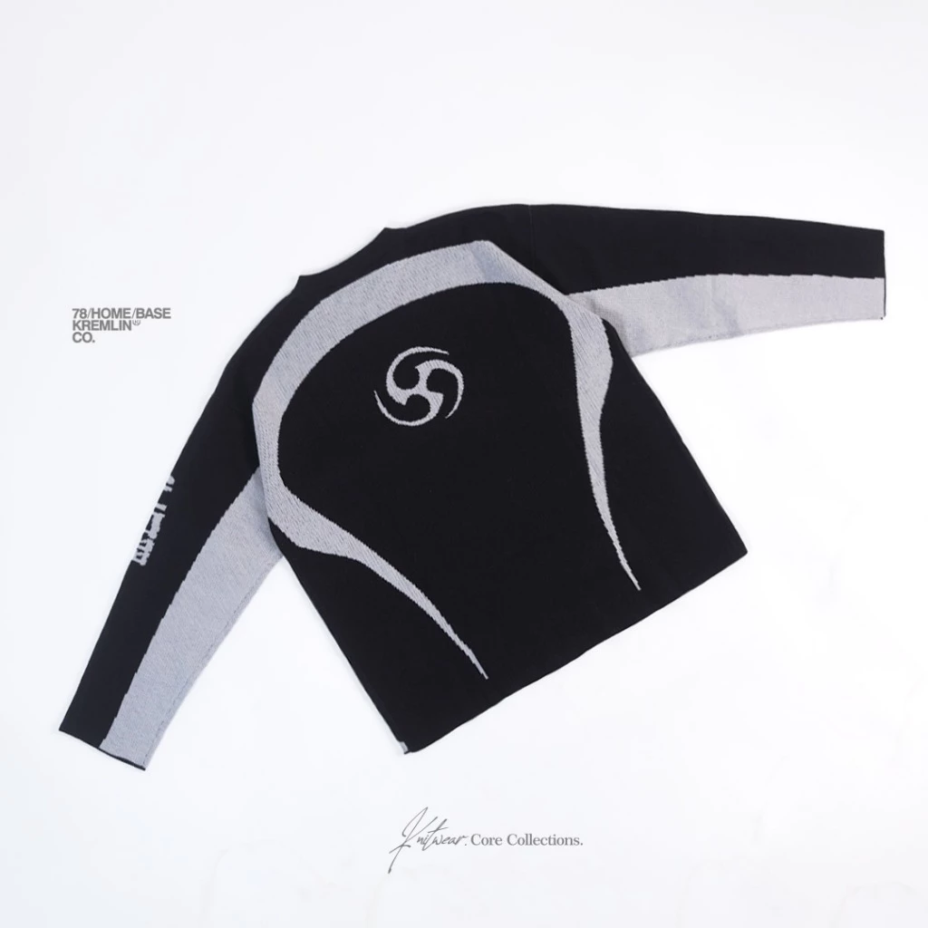 KREMLIN Future Racing Knit Crewneck - Lunar image 2