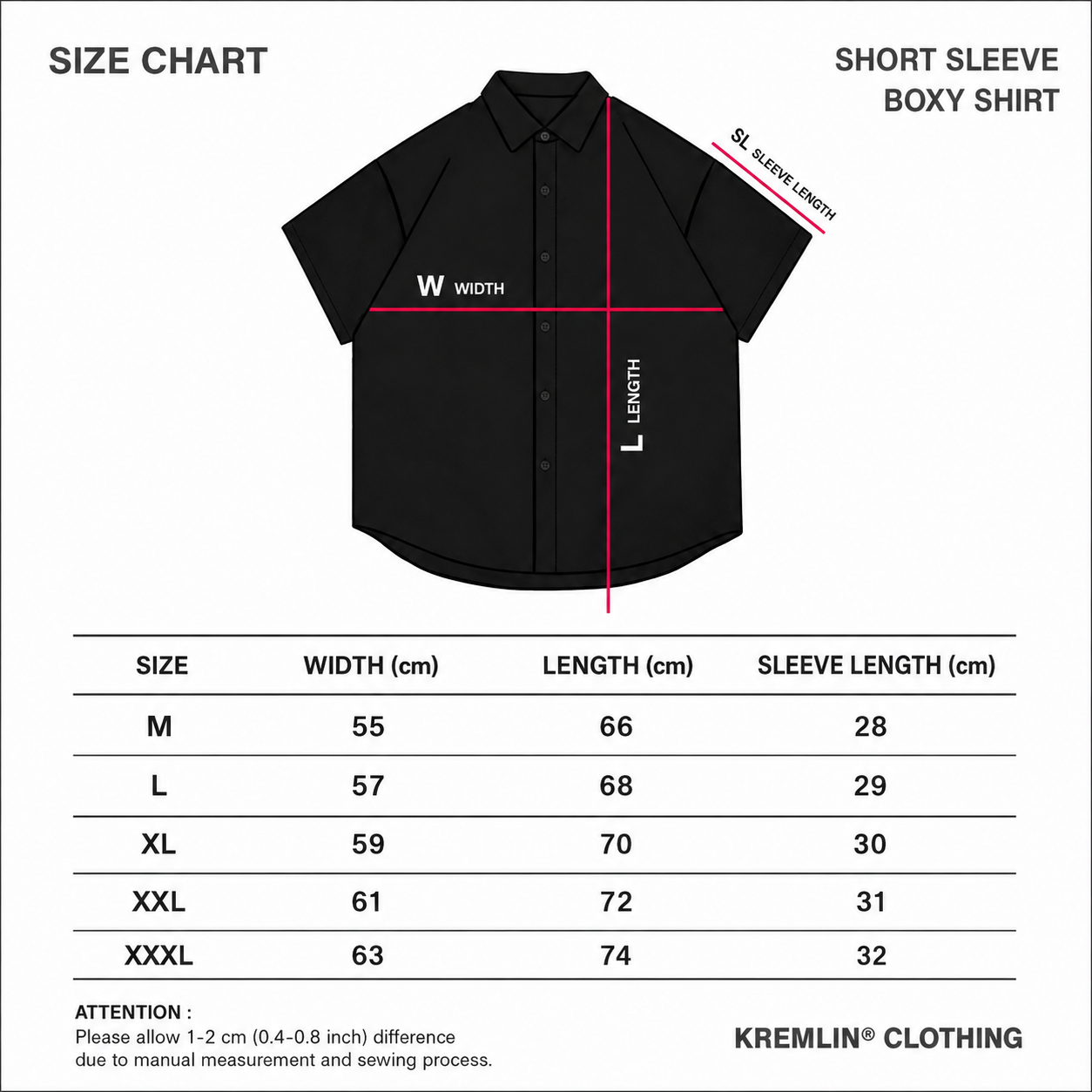 KREMLIN Short Sleeve Boxy Fit Shirt - TALOS | Black image 3