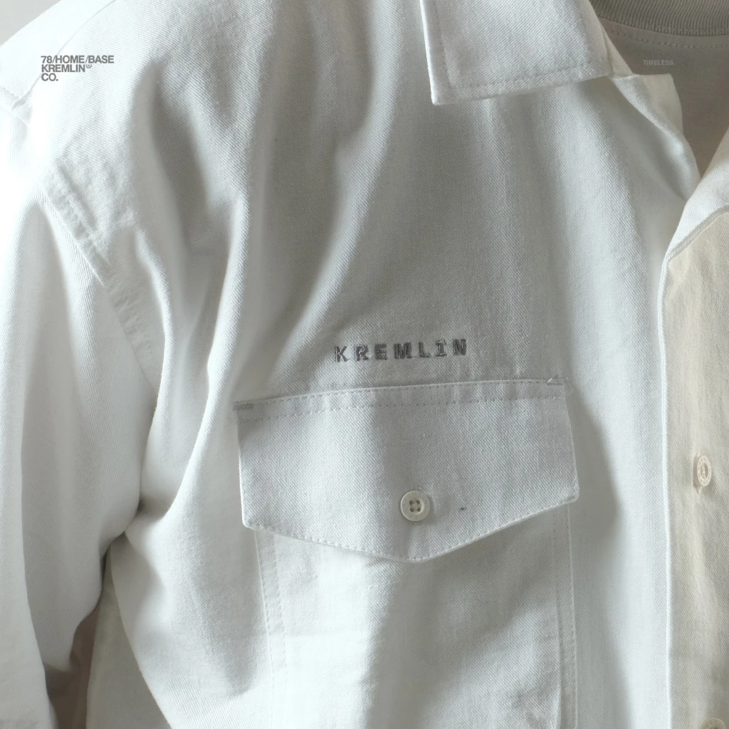 KREMLIN Short Sleeve Shirt Oversized - Nour | Broken White image 3