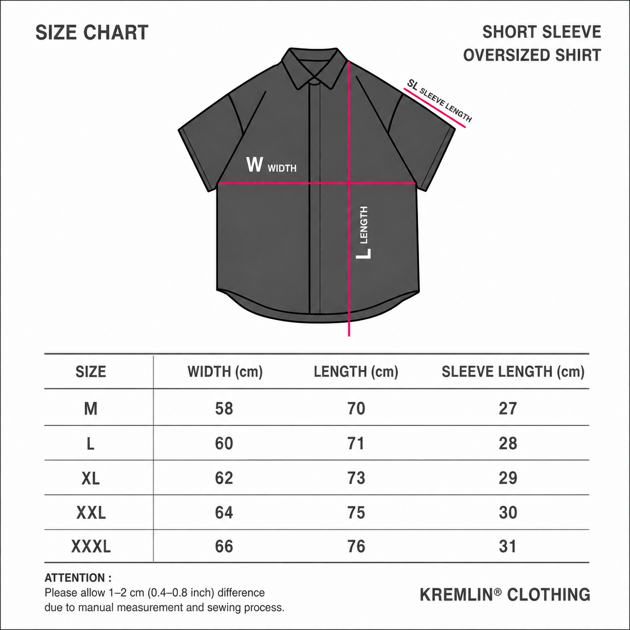 KREMLIN Short Sleeve Mandarin Collar Shirt Oversized - JUON | Black image 8